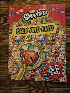 NEW Shopkins stickers and Seek & Find activity book